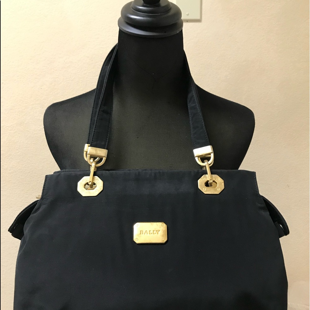 Vintage Bally Bally Black Tote Bag
